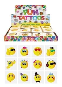 Tattoos Mini 4cm Smile 12 Asst.