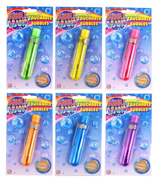 Bubble Test Tube 12cm Touchable Asstd.