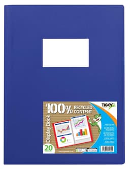 Tiger  A4 Flexicover 20pkt Display Book 2