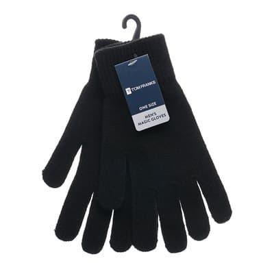 Mens Black Magic Gloves One Size (GL311)