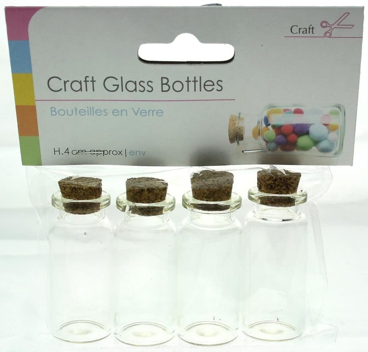 Sifcon Craft Glass Bottles