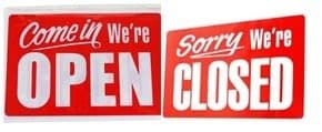 Sifcon 30x20cm Open/close Sign