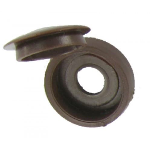 Fold Over Caps Brown