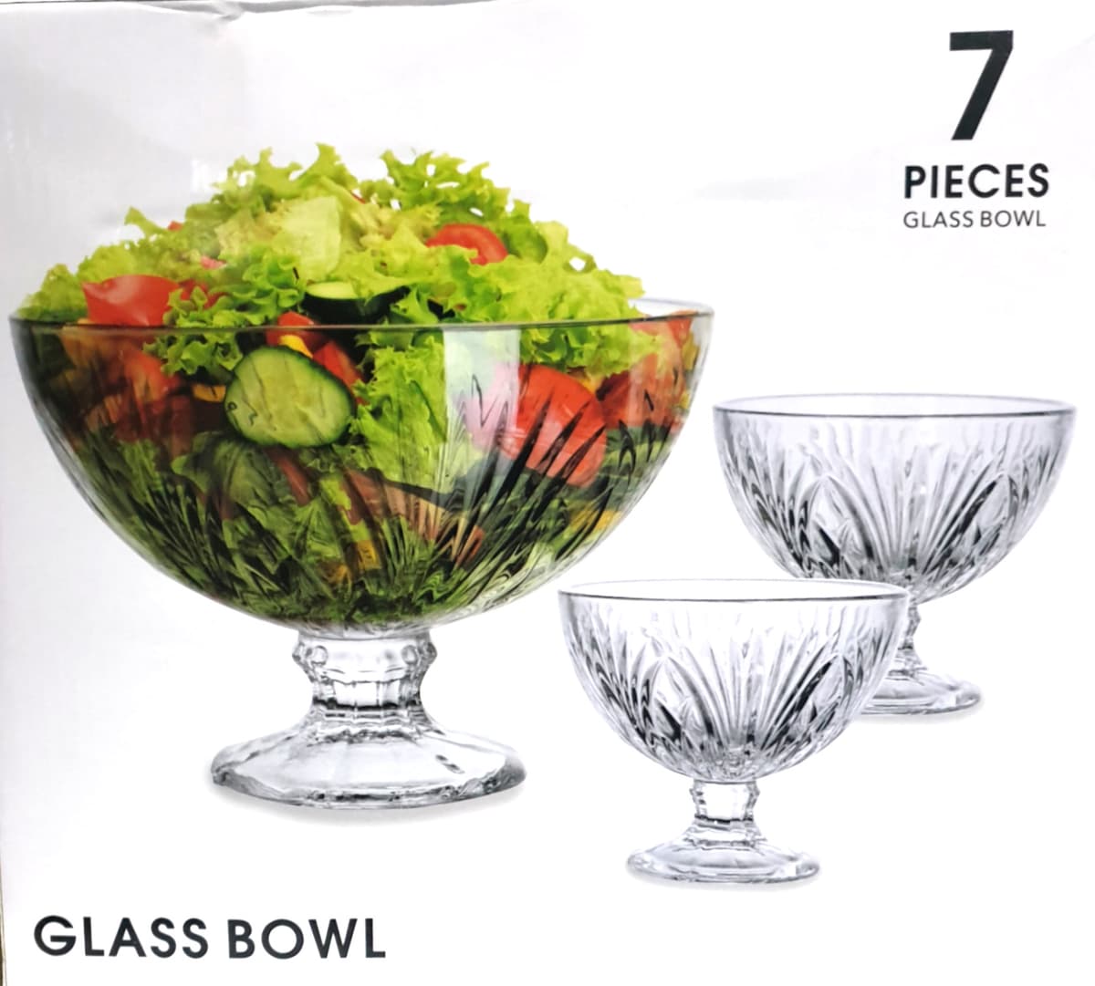 SOV 7pc Daisy Footed Fruit Set