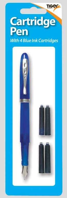 Tiger  Cartridge Pen + 4 Ink Cartridges 2