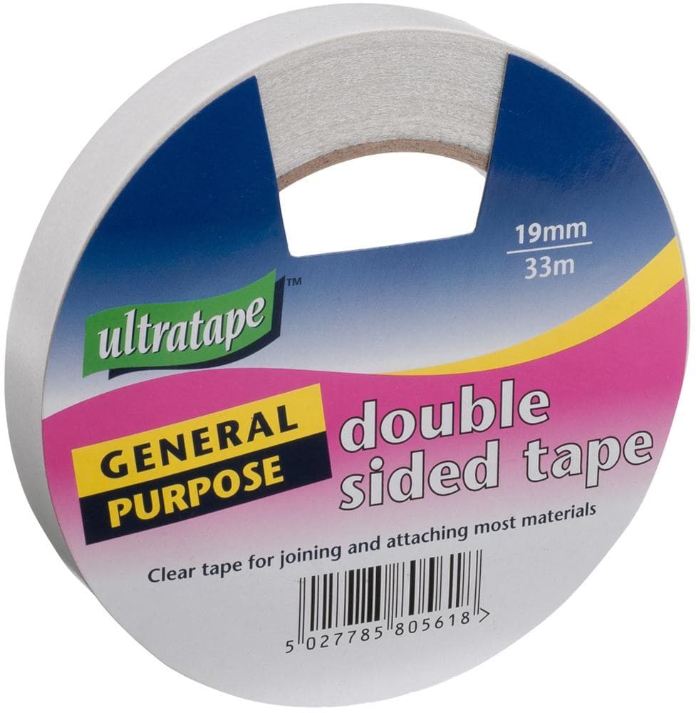 Ultratape General Purpose Double Sided Tape - 19mm x 33m