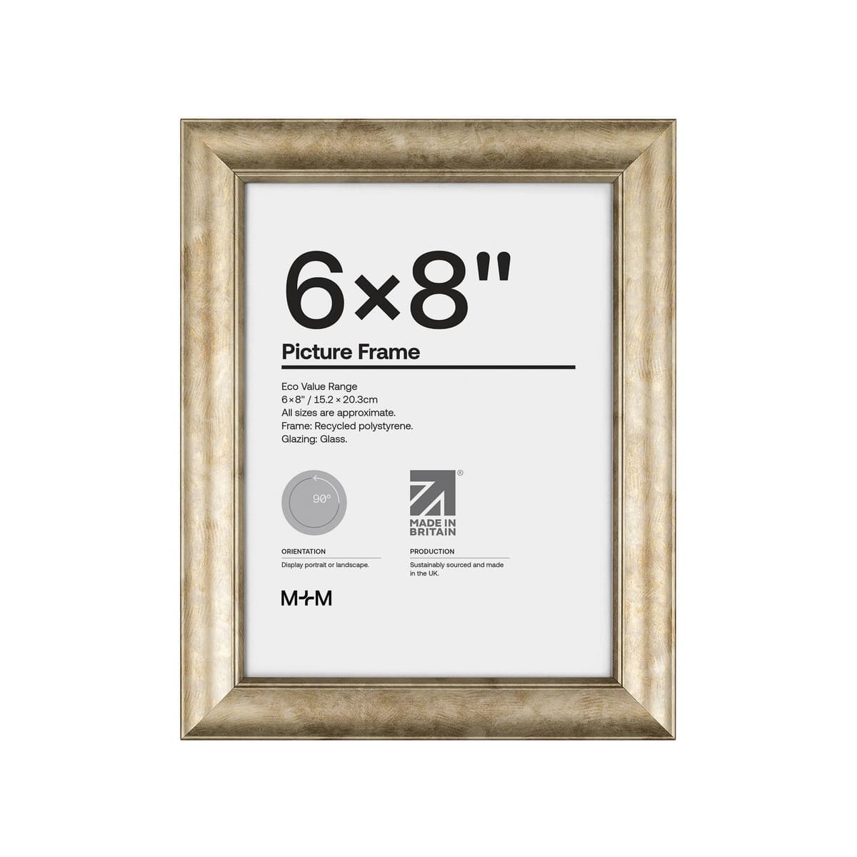Frame A4 New York Gold