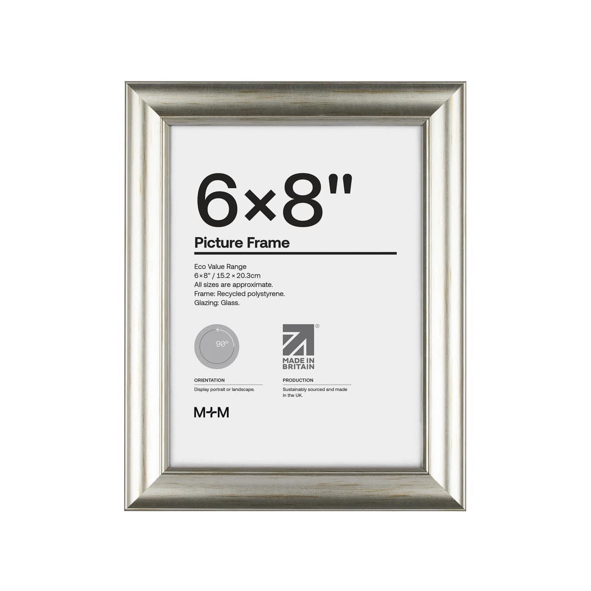 Frame 7 X 5 New York Silver