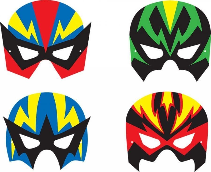 Eva Foam Super Hero Masks