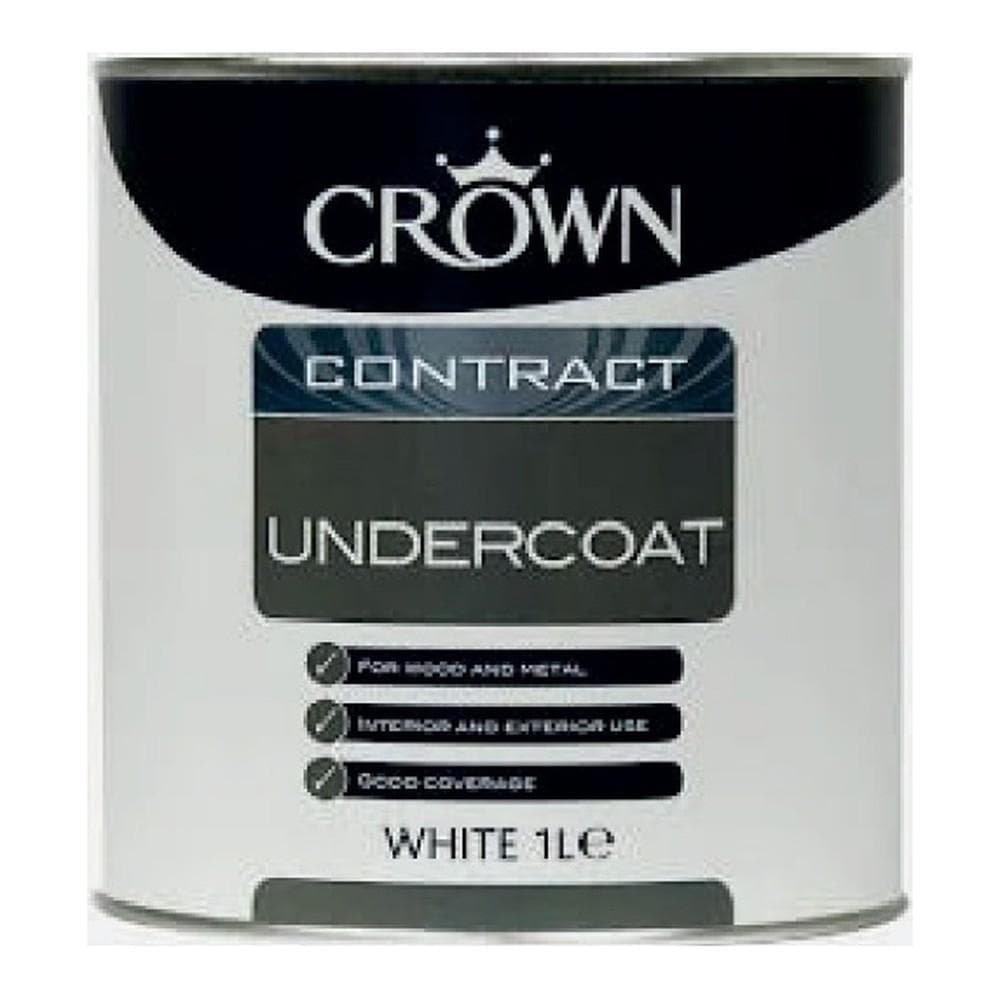 Crown Undercoat White 1 Ltr.