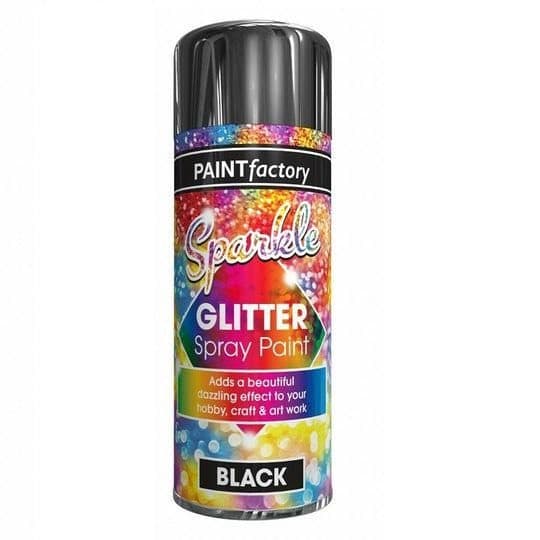 200ml Black Colour Glitter S