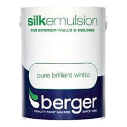 Berger Vinyl Silk Brilliant White 5Ltr 1