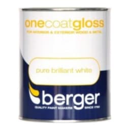 Berger N-Drip Gloss Brilliant White 750mls 1