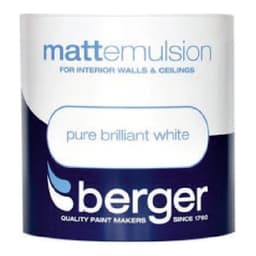 Berger Satin Brilliant White 1.25Ltr 1