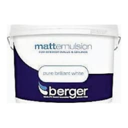 Berger Vinyl Matt Brilliant White 10Ltr 2