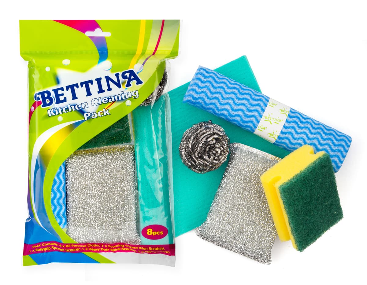 Bettina 8pc Kitchen Cleaning Pack