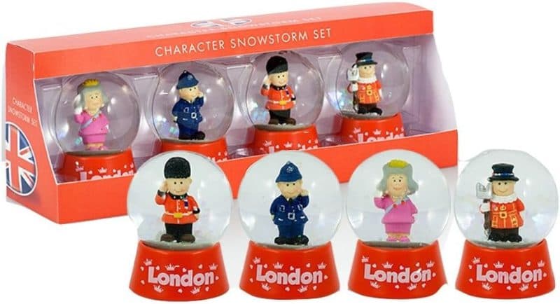 London Characters 45mm Snowglobes