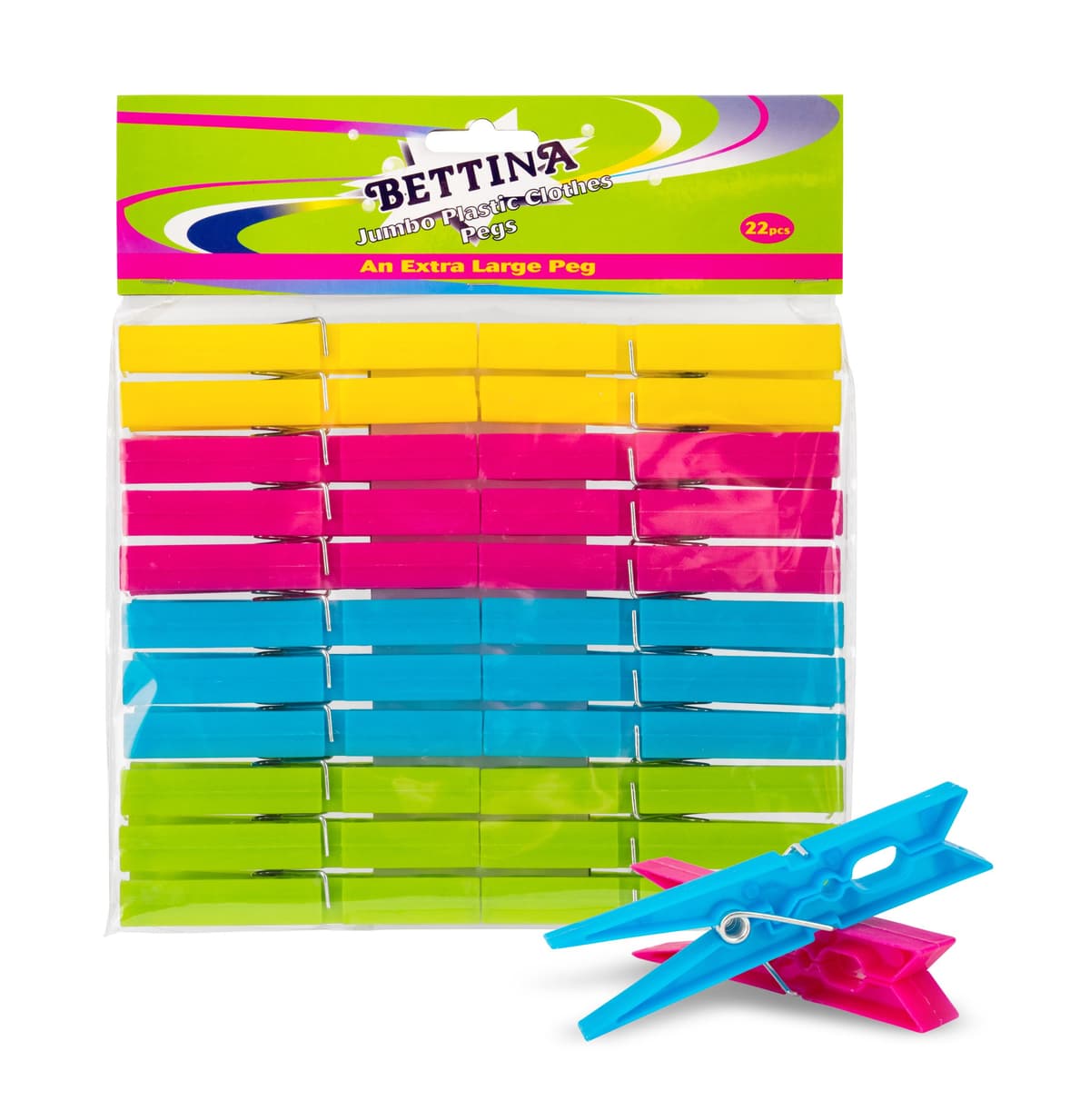 Bettina 24 Jumbo Pegs