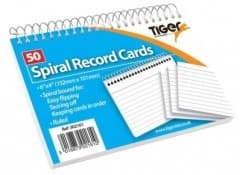 Tiger  - Spiral Record Cards 2