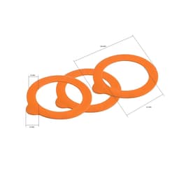 Rayware Kilner Pack Of 6 Rubber Seals 0.35lt - 2lt 2