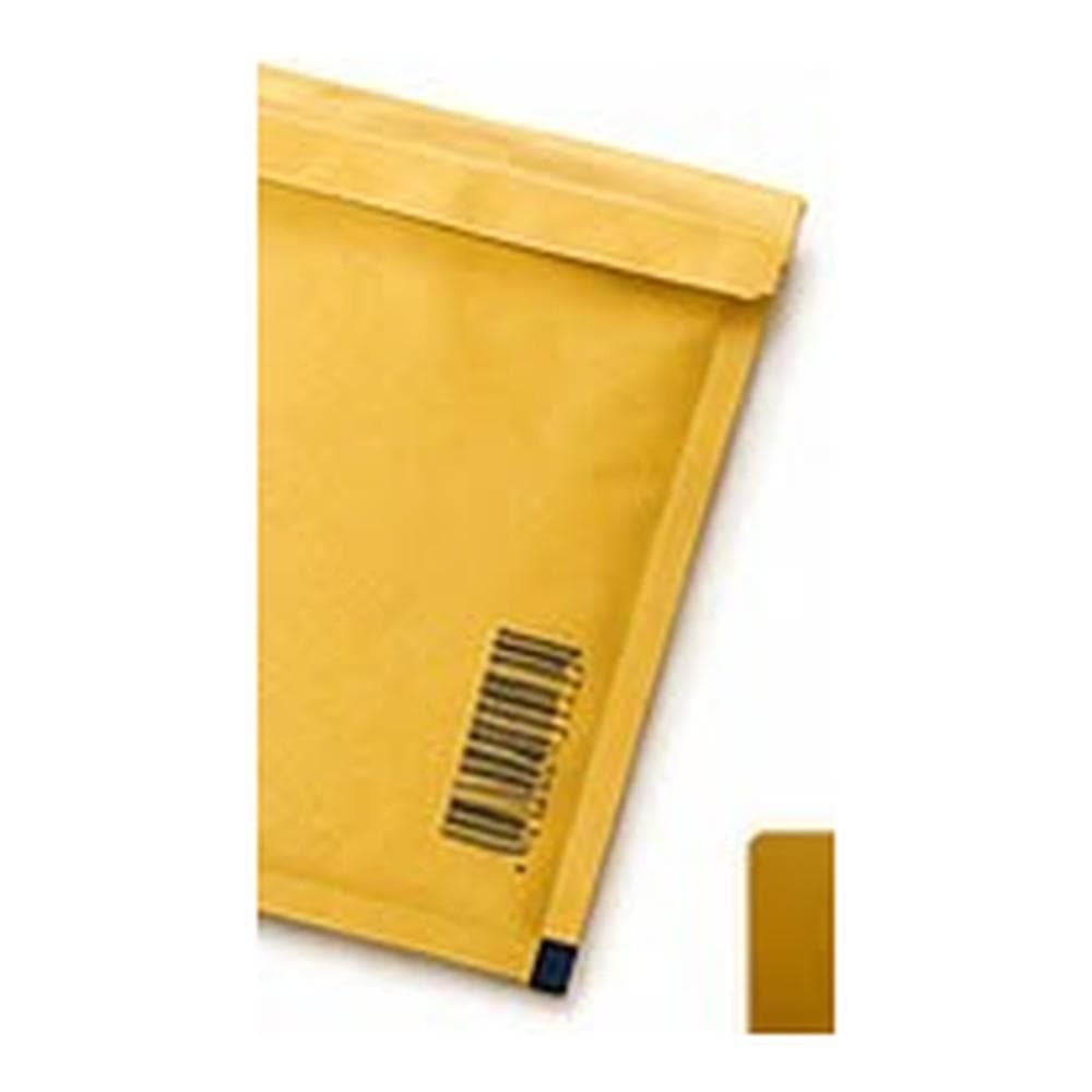 Gold Padded Bubble Envelopes Size EP1 (JL000 / A) - 100x165mm