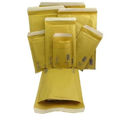 Gold Padded Bubble Envelopes Size EP8 (JL5/H) - 270x360mm