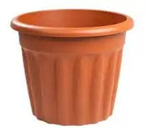 WHAM   Vista 50cm Round Planter Terracotta 2