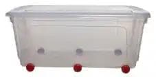 Whitefurze 70l Store Wheels Base + Lid Nat 2