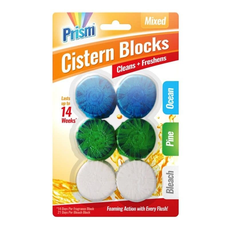 OTL Assorted Fragranced Toilet Blocks 6x50g