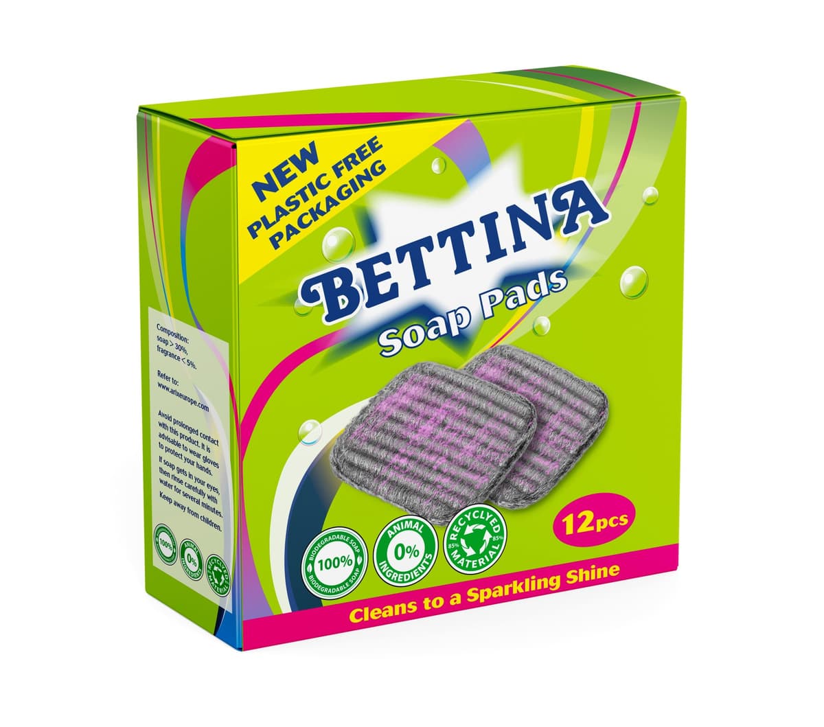 Bettina 12pc Soap Filled Pads
