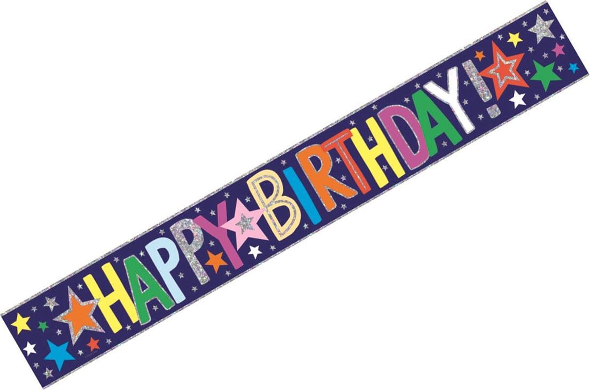 SE Happy Bday Child (holo) Wall Banners