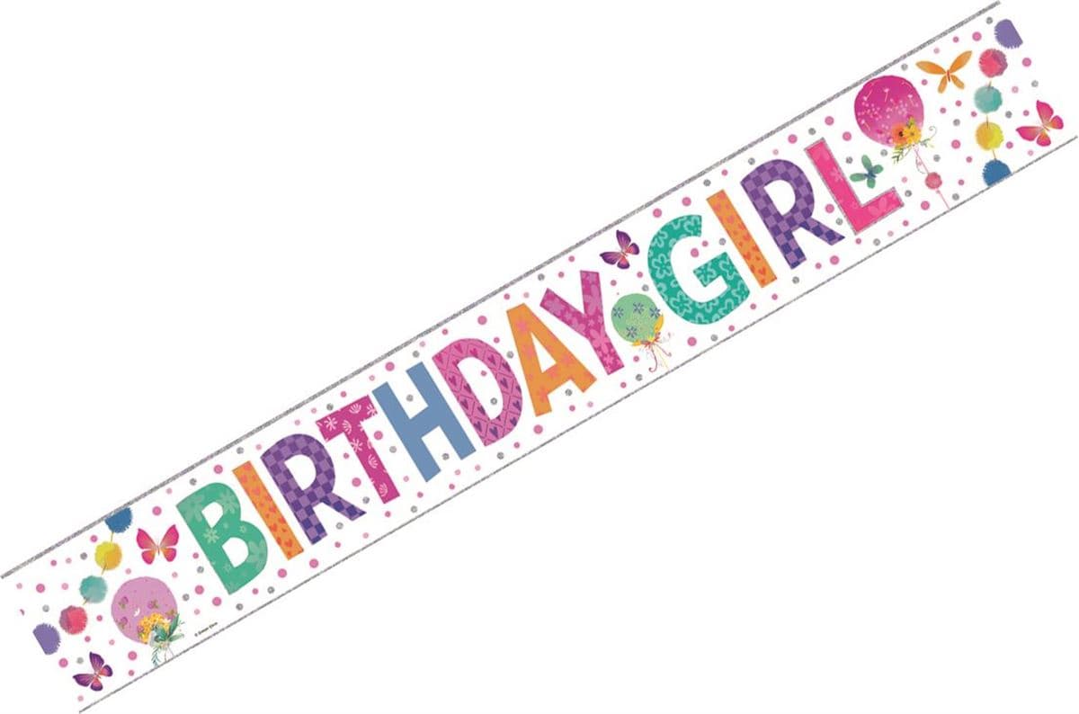 SE  Birthday Girl Wall Banners