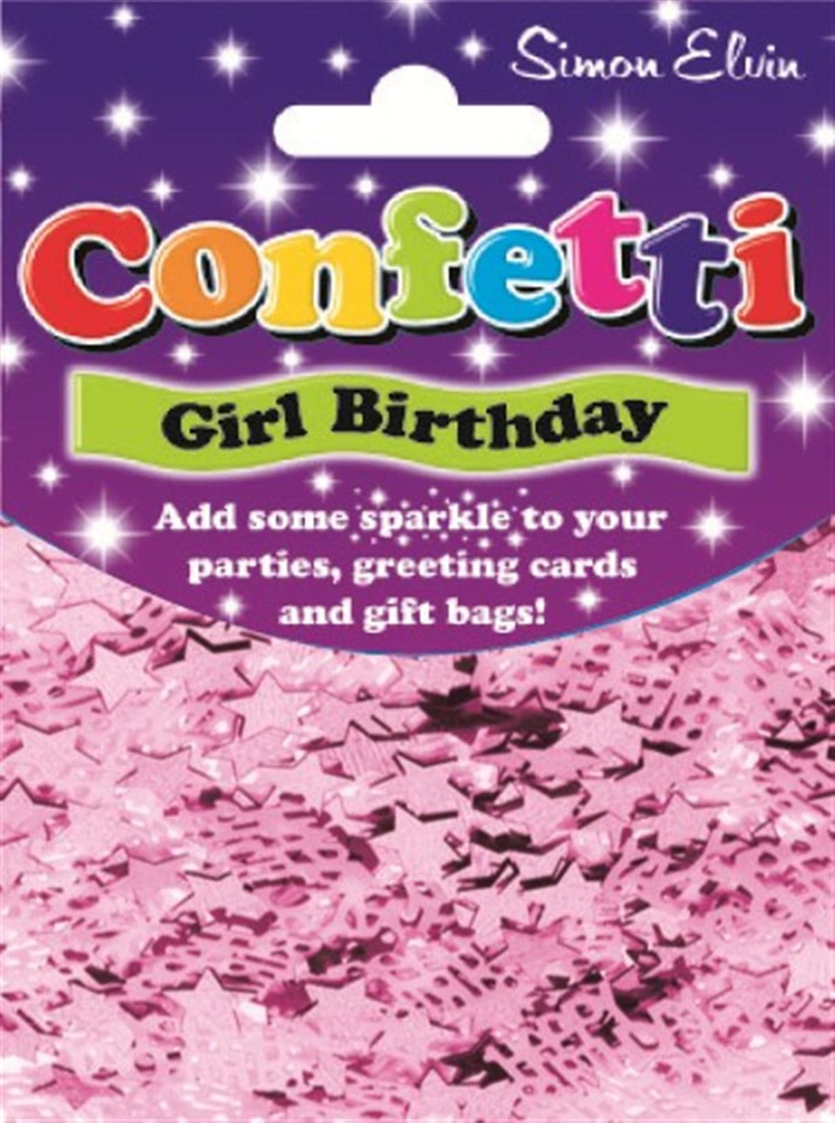 SE  Happy Bday  Pink Confetti