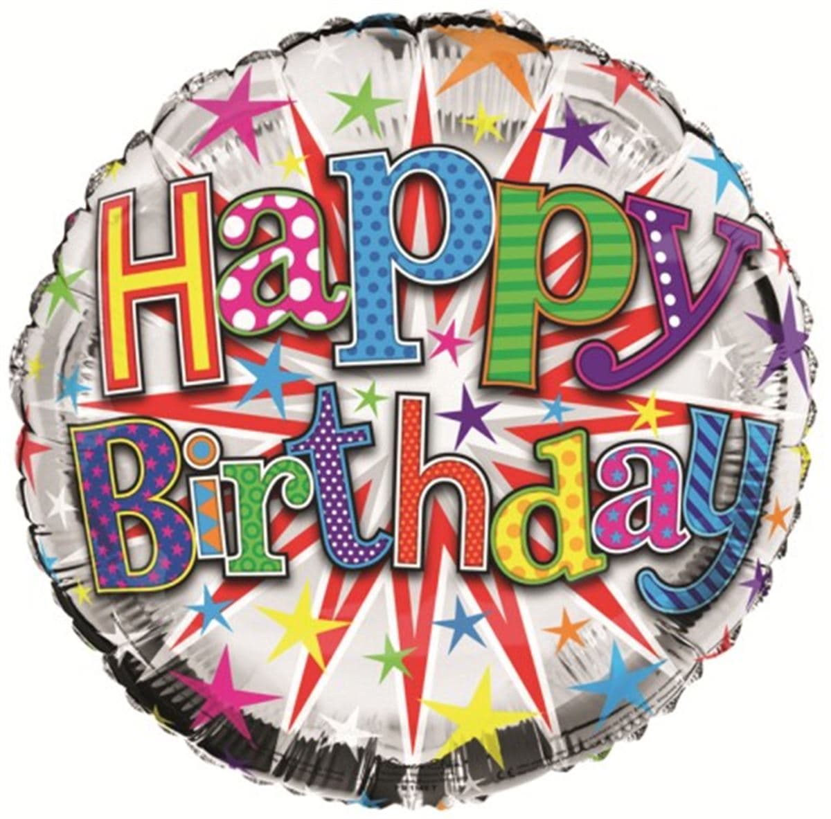 SE Happy Birthday Generic Foil Balloons