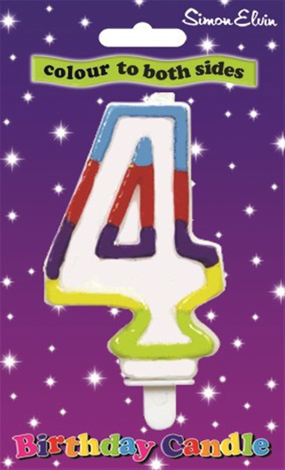 SE Number 4 Number Candles