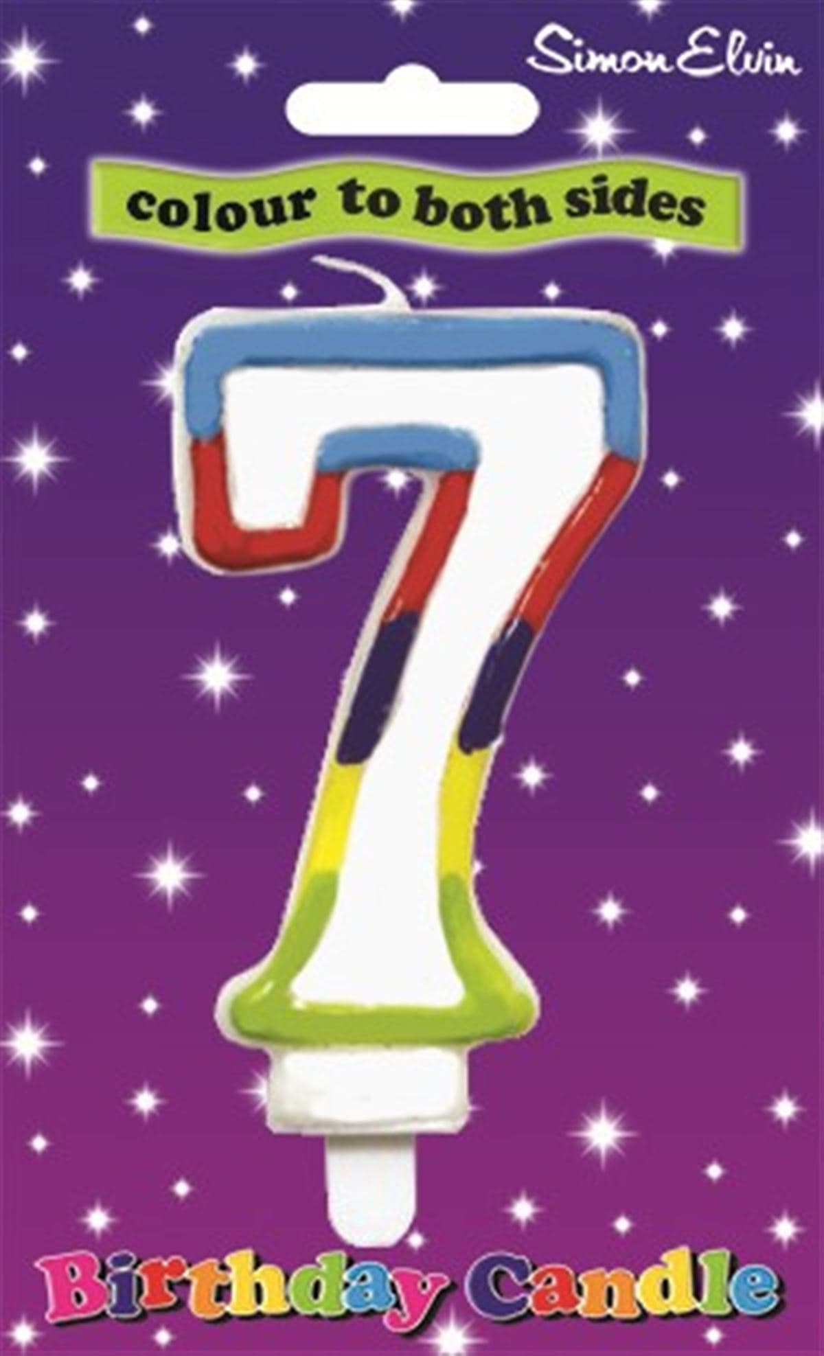 SE  Number 7 Number Candles
