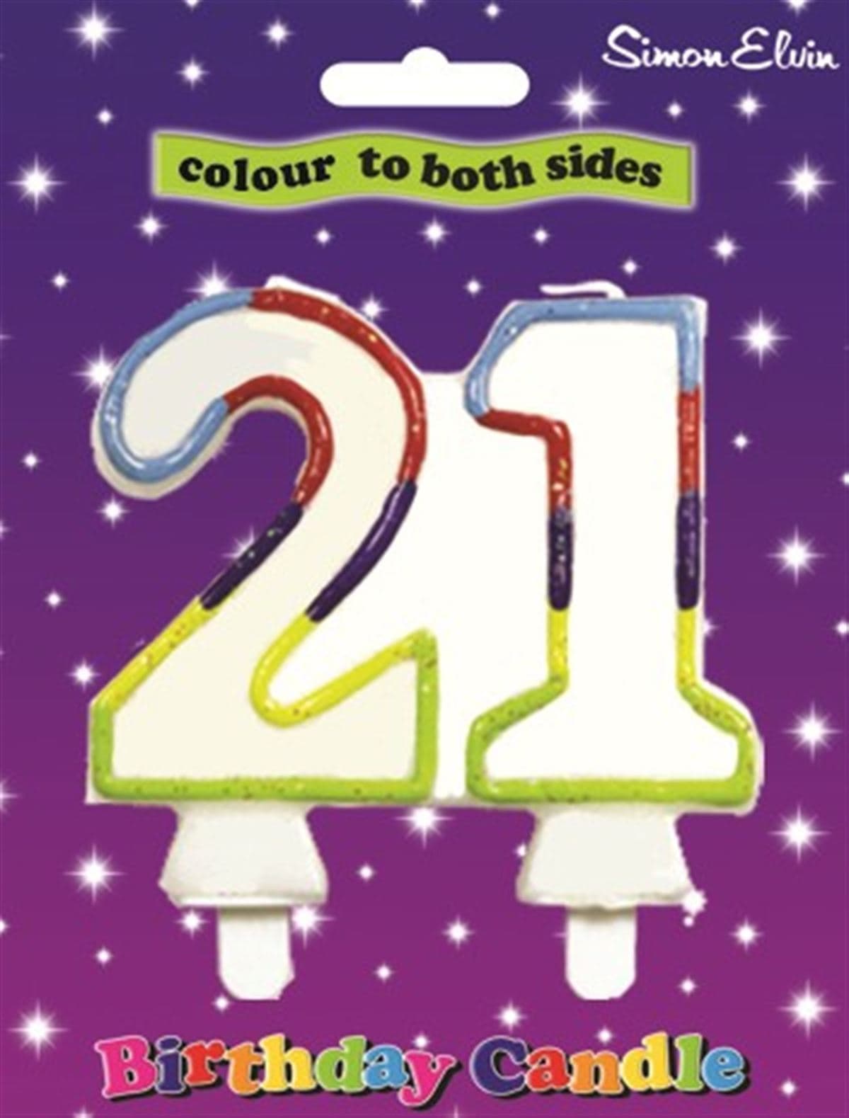 SE Number 21 Milestone Age Candles