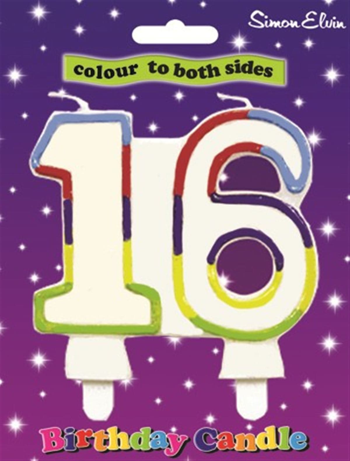 SE  Number 16 Milestone Age Candles