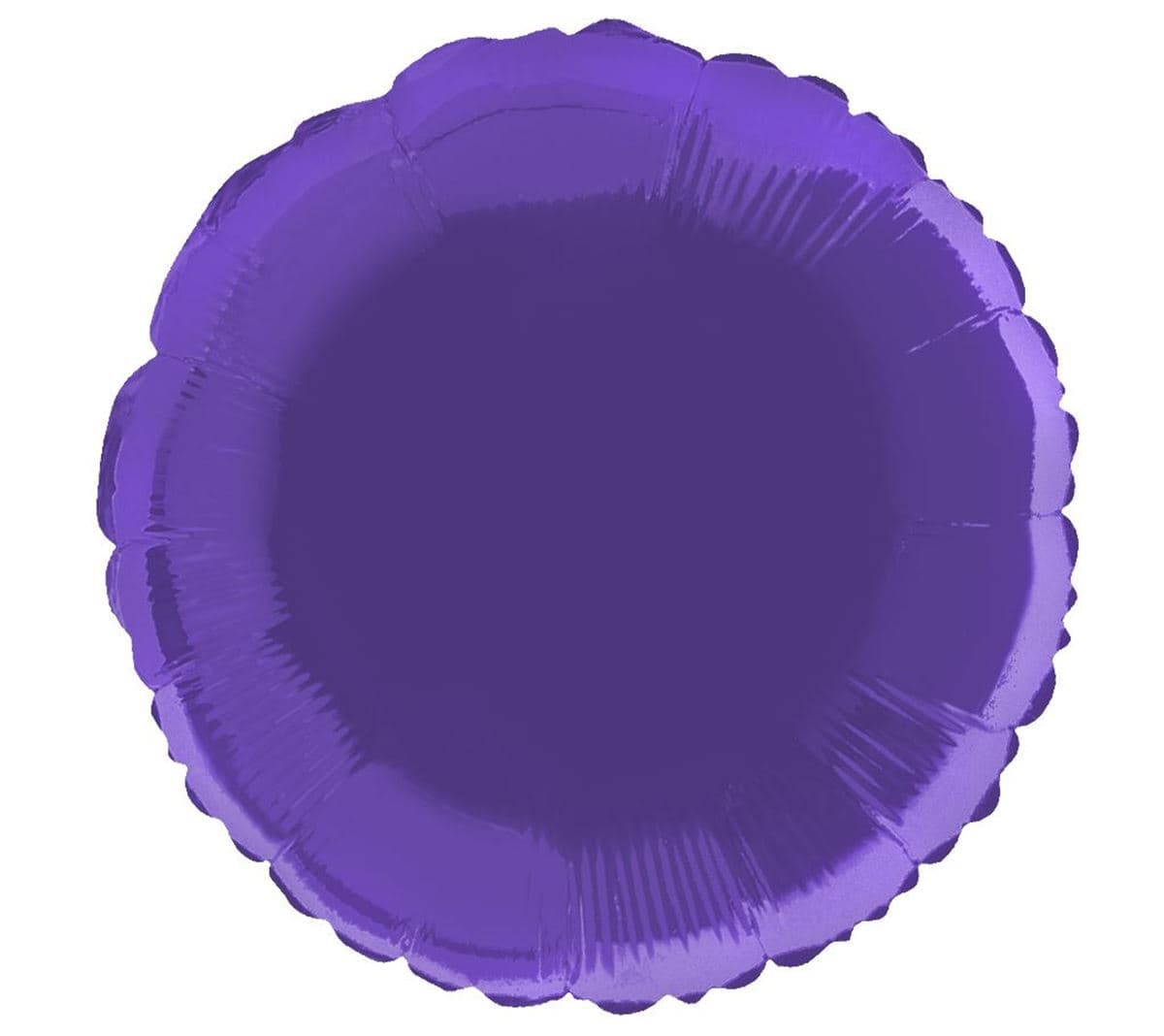 SE Round Purple Foil Balloons