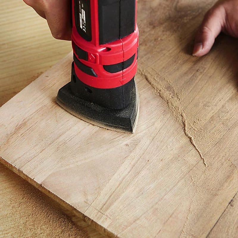 Dekton 5Pc Hook And Loop Detail Sanding Pads 93Mmx93Mm/ Coarse - 60 Grit
