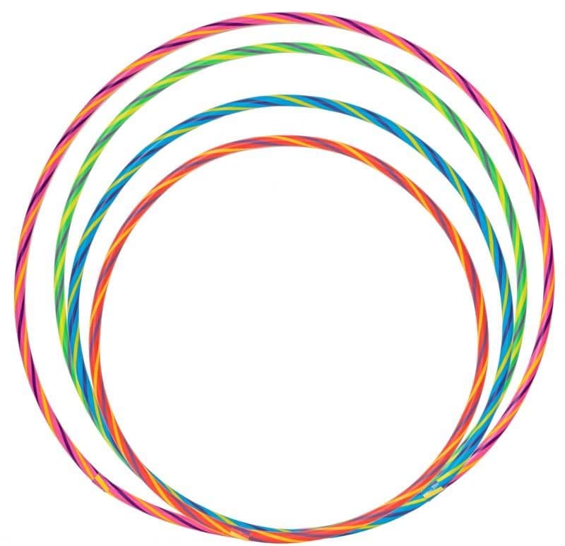 HTI H/SHOTS HULA HOOP (RAINBOW)