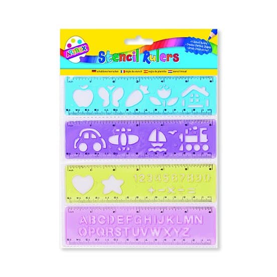 Tallon 4 Pack Stencil Ruler