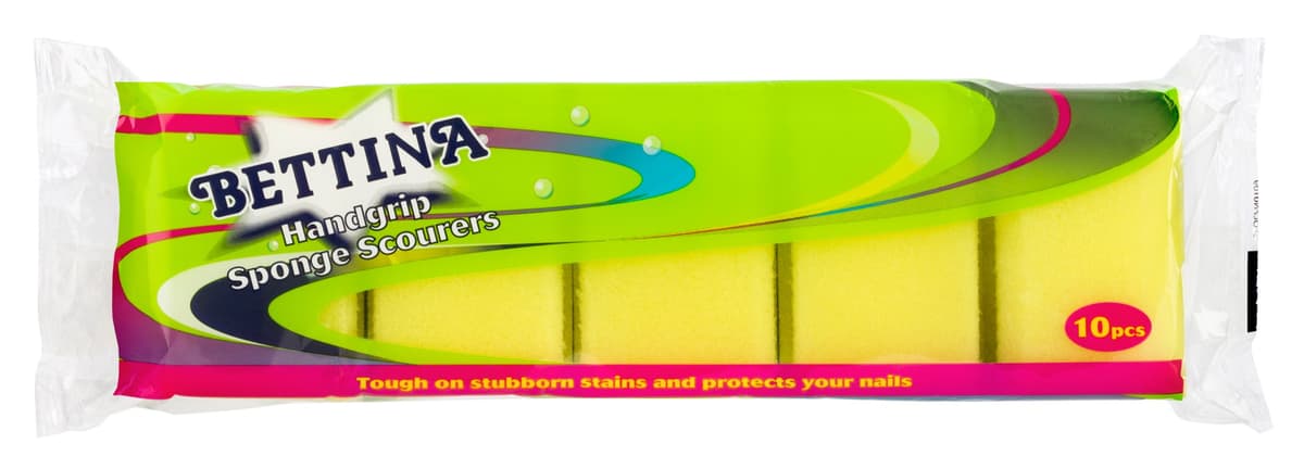 Bettina 10pc Shaped Sponge Scourer
