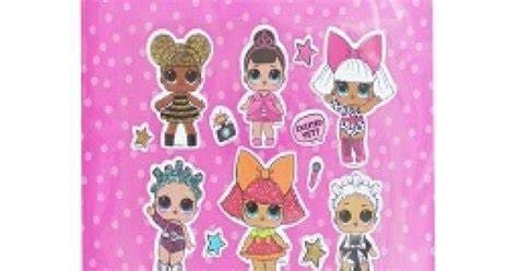 Surprise puffy stickers