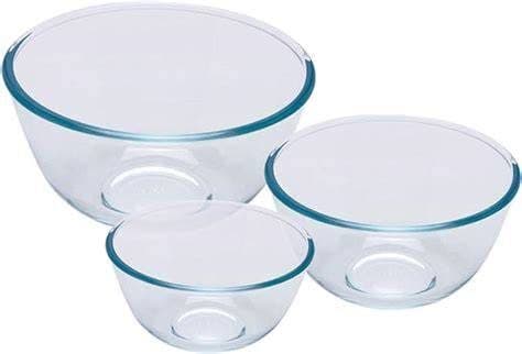 Pyrex Classic 3pc bowl set(0.5, 1l,2l)