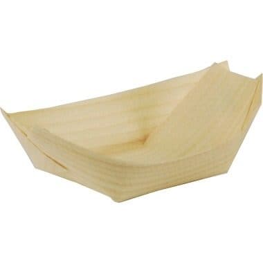 Papstar 50 Fingerfood Wood Bowls
