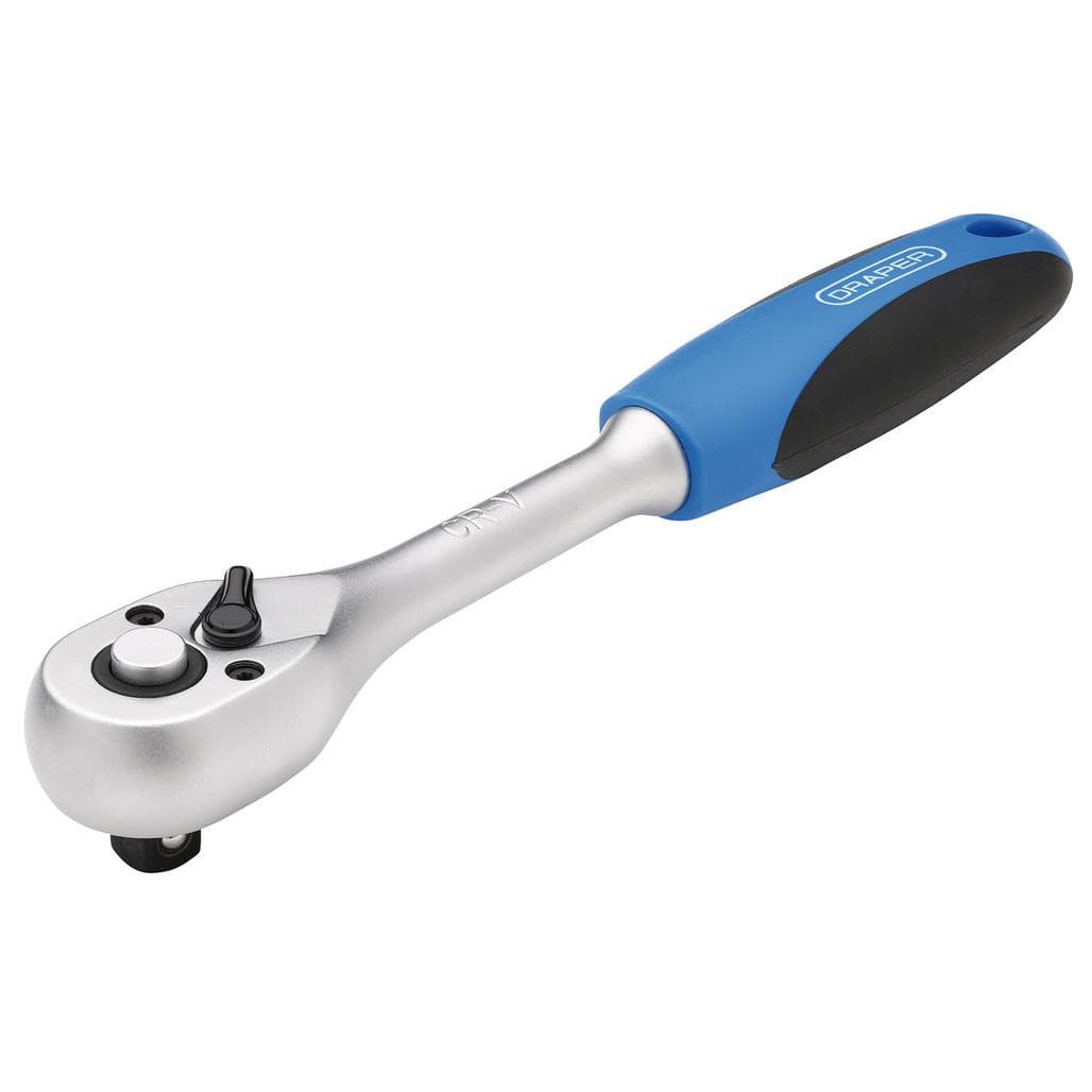 Draper 3/8" Sq. Dr. 72 Tooth Reversible Soft Grip Ratchets 16428
