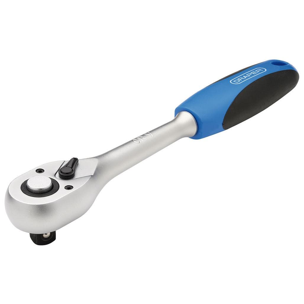 Draper 1/2" Sq. Dr. 72 Tooth Reversible Soft Grip Ratchets 16429