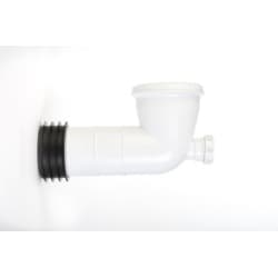 MaKe 90° Bend WC Pan Connector (1¼" Adapter)