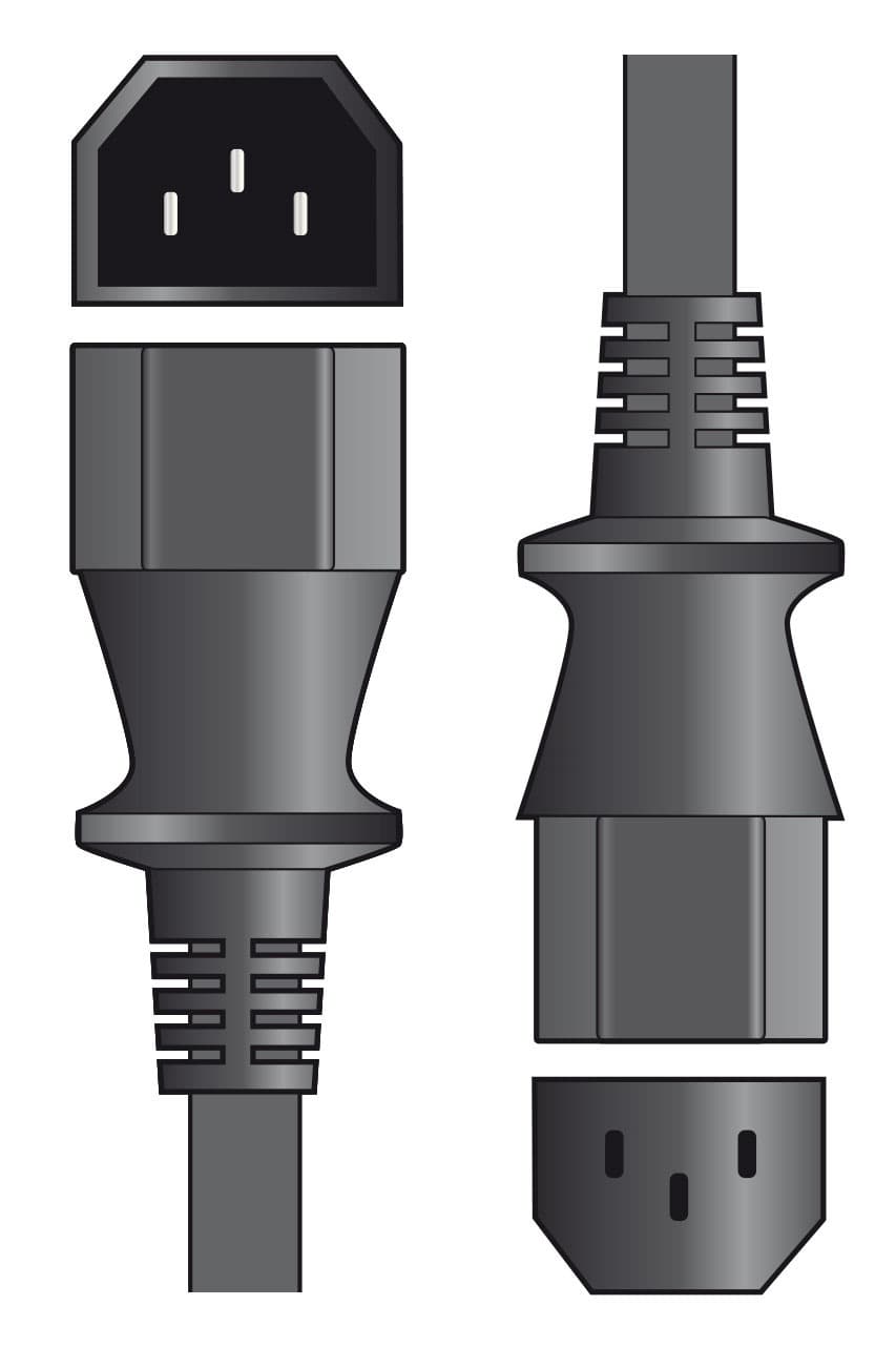 Mercury Mains Power Extension Leads IEC Plug - IEC Socket(114.053UK)
